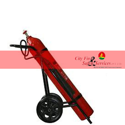 Wheeled CO2 Trolley Type Fire Extinguisher