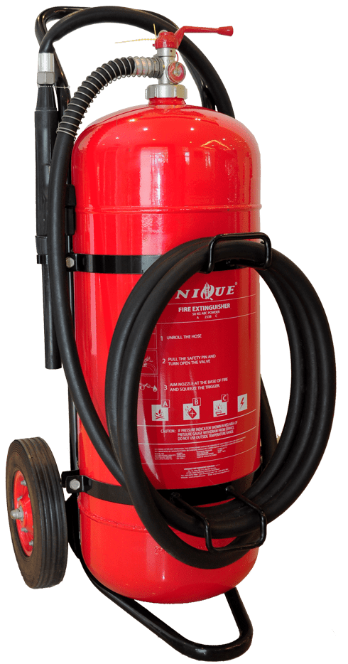 Dry Chemical Powder Wheeled Trolley Type Fire Extinguishers